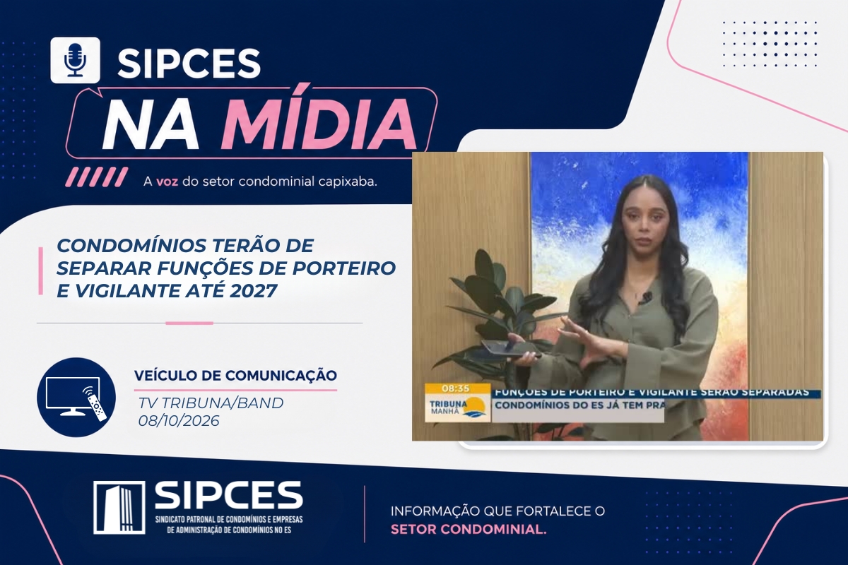 Condomínios terão de separar funções de porteiro e vigilante até 2027